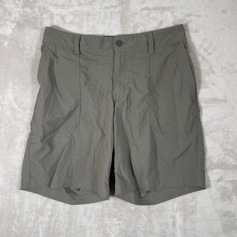 REI Co-Op Women's Shorts Sahara Bermuda Outdoor Hiking Gorpcore Granola 12 Gray